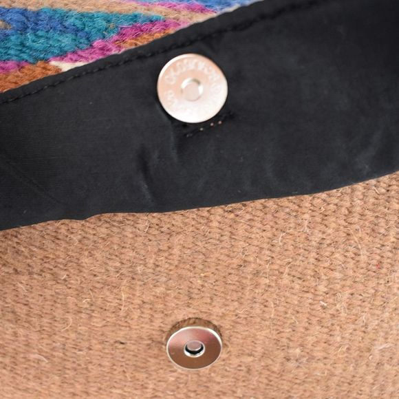 Southwest Boho Clutch Purse Chimayo Tan - Picture 3 of 3